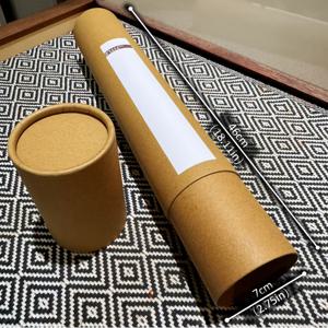 TEMU 헤비듀티 실린더 튜브 - 견고한 종이 포스터, 캘리그라피, 페인팅 롤 - 딥 카키 (갈색) - 갤러리, 스튜디오, 홈용 - 스크래치, 먼지, 습기 방지 - 예술가 및 수집가를 위한 이상적인 벽걸이 아트 보관 솔루션, 심플 디자인, 고품질 종이, 디자인, 스크래치 방지 케이스, 캘리그라피 홀더|캘리그라피