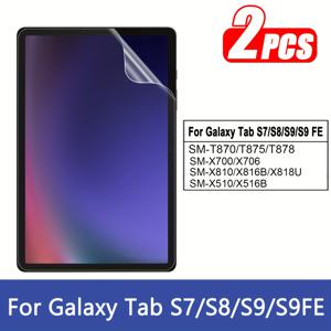 TEMU 2025년 출시 삼성 갤럭시 탭 S5E/S6/S7/S9/S9FE/S10FE, 갤럭시 탭 A7/A8/A9/A9 플러스 11인치/10.1인치/8인치 SM-T290/T510/P610/T720/T870/X700/X810/X510 호환 매트 소프트 필름 2개 세트, 펫 재질 스크린 보호필름 - 태블릿 글쓰기 및 그림 그리기에 적합한 보호 필름
