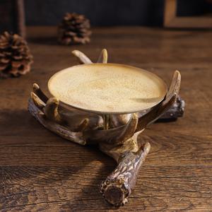 TEMU 1pc 우아한 북유럽 스타일 촛대 홀더 - 2.56x6.02x6.02 인치 철 테이블탑 장식, 로맨틱한 레진 촛대, 결혼식, 크리스마스, 가정 분위기, 촛대 홀더 장식