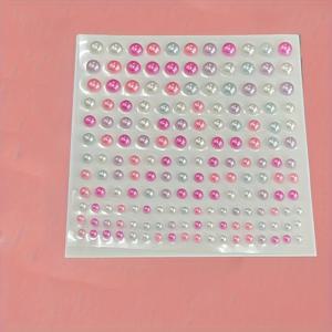 TEMU 165개 혼합 컬러 스티커 - DIY 공예용 자체 접착 멀티컬러 스티커, 레진 반원형 얼굴 스티커, 얼굴, 머리, 수제 액세서리에 적합, 헤어 장식,얼굴 장식,귀여운 장식,장식용 진주,내구성 있는 접착제,공예 용품,뷰티 러버스,공예 애호가