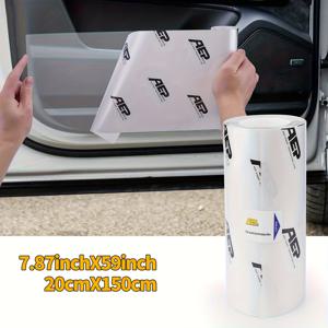 TEMU 차량 페인트 보이지 않는 보호 필름 1롤, 길이 1.5M, 투명 현관문 보호 스티커, 스크래치 복구 및 보호, 잔여물 없음, 자동차, , 주방 스토브, 데스크탑, 차량 액세서리 외부에 적합