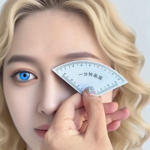 TEMU 초보자를 위한 인스턴트 아이브로우 스텐실 키트 - 재사용 가능한 브로우 쉐이핑 템플릿, 1분 만에 완벽한 아치 DIY, 홈 미용 필수템