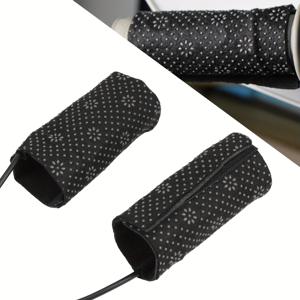 TEMU 오토바이용 5V USB 전기 핸들바 히팅 그립 커버, 미끄럼 방지 핸들바 히터, 야외 라이딩용, 추위 보호, , 미끄럼 방지 디자인, 컴팩트 히팅 시스템, 강화된 스티칭, 고품질 소재, 히팅 그립, 야외 애호가, 출퇴근 자전거 타는 사람들