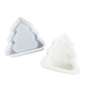 TEMU 실리콘 크리스마스 트리 몰드, 캔들 홀더 및 보석 보관용 - 축제 소나무 디자인과 눈꽃, 석고 클레이 및 레진 공예에 이상적, 수제 데스크탑 장식, 크리스마스 장식, 크리스마스에 가장 적합