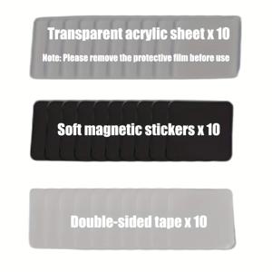 TEMU 30개 포토 프레임 & DIY 냉장고 자석 세트 - 투명 아크릴 공예 키트, 둥근 모서리, 수직/수평 디스플레이, 생동감 넘치는 색상 & 패턴 (꽃, 동물, 풍경) - 집, 생일, 어버이날, 스승의날을 위한 냉장고 장식 - 간편한 조립, 접착제 불필요, 현대적인 사진 프레임 & 장식용