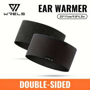 TEMU 1개 WRELS 겨울용 따뜻한 모자 & 귀마개 헤어밴드 - 플리스 같은 보온 귀마개, 조절 가능한 헤어밴드 머프, 사이클링, 스키, 하이킹, 러닝용 - 가벼운 추위 방지 액세서리 (5가지 색상: 블랙, 화이트, 브라운, 핑크, 그레이)