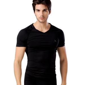 TEMU 기어엑스 일반사계 남자 반팔 브이넥 언더레이어