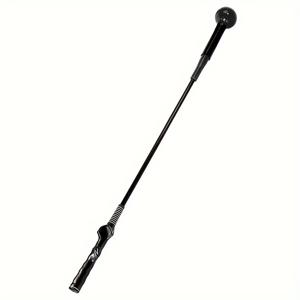 TEMU 골프 스윙 트레이너, 실내 휩 치핑, 타격 강도 및 템포 훈련을 위한 유연한 중량 골프 연습용 스틱, 골프 액세서리