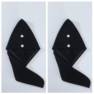 TEMU 여성을 위한 빠른 건조 헤어 타월, 욕실용 슈퍼 흡수력 있는 헤어 랩 타월, 물에 젖은 머리를 싸는 부드러운 헤어 드라이 캡, 1/2개의 마이크로파이버 헤어 타월