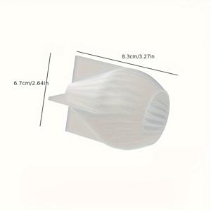 TEMU 3D 실리콘 촛불 모양 배 모양 촛불 모양 비정상적인 석고 실리콘 레진 모양 향기 있는 촛불 레진 캐스팅 홈메이드 왁스 제조 폴리머 클레이 DIY 공예