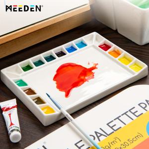 TEMU MEEDEN 18구 도자기 페인트 팔레트 - 8