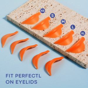 TEMU 실리콘 속눈썹 리프트 패드 10개 세트 - 저작용 및 알코올 무첨가 속눈썹 연장 도구, 4가지 사이즈, 속눈썹 펌핑 및 컬링용 재사용 가능한 리프팅 로드 - 비전기 메이크업 적용 키트