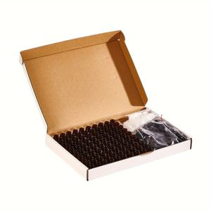 TEMU 100개 세트 1ml 에센셜 오일 병, 미니 유리 병 샘플 앰버 유리 항아리 지름 축소기 및 병 뚜껑, 향수, 혼합 오일, 에센셜 오일 확산에 적합