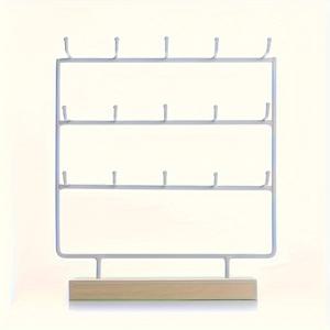 TEMU 15개 후크 철제 귀걸이 & 보석 디스플레이 스탠드 - 신발, 부츠, 시계 액세서리용 완벽한 크리스마스 선물