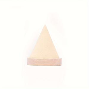 TEMU 1개의 나무 받침대 콘 모양 팔찌 디스플레이 스탠드, 다목적 보석 거치대 반지, 목걸이, 삼각형 모양, 책상 마운트, 전원 필요 없음, 회색, 녹색, 베이지색 제공
