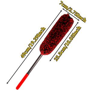 TEMU 유연한 자동차 휠 클리닝 브러시 - 유연하고 부드러운 플리스 소재, 쉽게 림, 타이어, 배기 파이프 및 엔진 베이 도달, 휠 클리닝 브러시|유연한 자동차 브러시|부드러운 플리스 소재