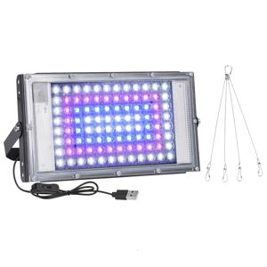 TEMU 1/2/3개 96 LED USB 풀 스펙트럼 식물 성장 조명, 실내 식물 성장용, 식물 잎과 열매 성장을 촉진, 150cm/59인치 코드+ USB 플러그+ 스위치+ 로프 걸이 포함, 걸 수 있음