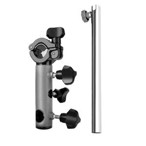 TEMU 알루미늄 합금 2-in-1 낚시 낚시 트레이/어류 보호대 홀더, 대부분의 낚시 의자와 호환되는 다기능 클램프 온 라운드 튜브, 크리스마스, 할로윈, 새해 축제에 이상적