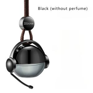 TEMU 액체 없는 창의적인 금속 + 유리 펜던트 차량용 아로마테라피 병 펜던트, 아로마테라피 에센셜 오일 향을 담을 수 있는, 차량용 헤드폰 모양의 장식품으로 재사용 가능, 남녀 모두를 위한 아름다운 발렌타인데이 선물, 유리 향수병