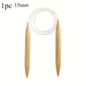 TEMU 1pc 대형 원형 뜨개질 침대 - 나무 합성, 베이지, 두꺼운 원단에 적합, DIY 크로셰 및 뜨개질 프로젝트에 완벽, 공예 필수품|자연 나무 뜨개질 침대|합성 나무 침대