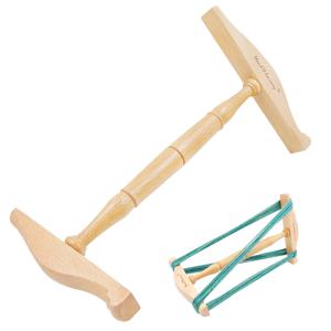 TEMU 1개 너도밤나무 나무 니디 노디 실 감기 - 손으로 돌리는 및 염색 프로젝트에 이상적