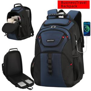 TEMU 남녀공용 캐주얼 여행 배낭, 조절 가능한 스트랩이 있는 경량 폴리에스터, 접이식 디자인, 트롤리 슬리브, 버클 클로저, 일상 통근을 위한 노트북 컴파트먼트 - 젖은 물티슈로 닦아 깨끗하게, 배터리 불필요|노트북파우치