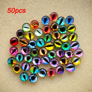 TEMU 12/24/36/48/72/120개 투명 유리 리얼리스틱 공예 동물 눈, DIY 공예에 완벽 - 생생한 백 플랫 동물 눈알, 장식 부품, 네일 아트 장식 및 수제 프로젝트에 적합, 다양한 사이즈 제공