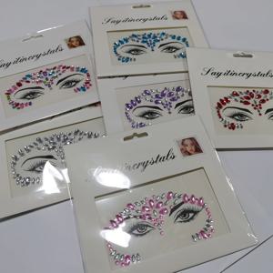 TEMU 6개/세트 루비 스티커, 6가지 색상 투명한 핑크 분홍색 보라색 파란색 빨간색 보석 스티커, 아트워크용 자체 접착제 루비 스티커, 보석 스티커, DIY 메이크업