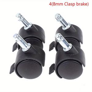 TEMU 4pcs 30mm 회전 의자 캐스터 바퀴, 조용한 보호 기능 - 금속 트롤리 교체 하드웨어, 사무실 및 가정용으로 이상적