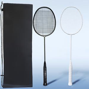 TEMU 합성 탄소 초경량 배드민턴 라켓 G5 고장력, 부드러운 샤프트, 균형 잡힌, 무료 가방 포함, 초보자용 적합. 전문 성인 남녀 공용, 야외 스포츠 장비, 데이, 독립 기념일, 라마단, 추수감사절, 크리스마스