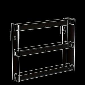 TEMU 1개 보이드이슬 3단 벽걸이 인형 전시 및 보관 선반 - 내구성 강한 투명 플라스틱 선반 유닛, 분리 가능한 선반, 공간 절약형 인형, 액션 피규어, 수집품 정리대 (간편 조립) - 금속 없음, 선반