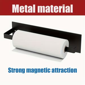 TEMU 무드릴링 자석 티슈 거치대, 벽걸이 주방 선반, 카운터 아래 평면 거치대, 강력한 자석 흡착력, 주방 욕실 RV 캠핑용, 홈 스토리지 필수품, 할로윈 파티
