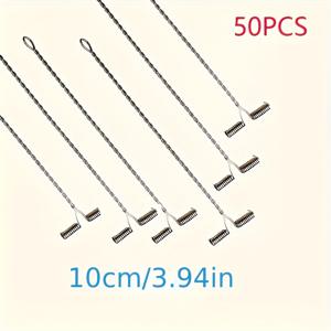 TEMU 50개 스테인레스 스틸 Y형 스위치, 해양 낚시용, 강력한 커넥터, 은색, 낚시 라인 강도 향상 및 꼬임 감소, 낚시 애호가에게 이상적인 선물, 낚시 라인 정리함|세련된 금속 마감|강력한 낚시 장비