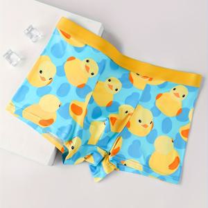 TEMU 남성용 드로즈 팬티 1개 | 소프트하고 편안하며 통기성이 좋으며 바나나, 오리, 고추 프린트 | 캐주얼 및 스포츠웨어에 적합, 약간의 스트레치 원단