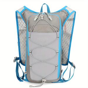 TEMU 사이클링, 러닝, 마라톤을 위한 가벼운 스포츠 배낭 - 조절 가능한 스트랩, 지퍼 잠금, 폴리에스터 안감, 하이킹 및 야외 활동에 이상적, 하이킹 장비