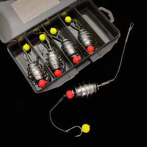 TEMU 박스당 5개입 침하방지 플로팅 비드 낚시 리그, 사천비드 낚시법, 천훅 미세침하 잉어 및 초어 낚시용품, 민물 낚시,마이크로싱킹 루어,플로팅 밥버 리그,내구성 있는 낚시 장비,고품질 비즈,잉어 낚시 장비,잉어 낚시꾼