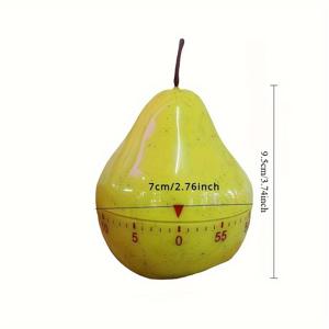 TEMU 60분 진주 타이머 | 기계식 풍선 공부 및 주방용 타이머, 잎 디자인 | 요리, 독서, 업무 집중을 위한 휴대용 시간 추적기 | 배터리 필요 없음 | 학생 및 가정용 선물 아이디어