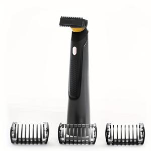 TEMU 남녀 모두에게 적합한 COP ROSE USB 충전식 바디 헤어 트리머 - 오래가는 배터리, 60분 연속 사용, LED 조명이 있는 인간 중심 디자인, 얼굴, 목, 팔, 다리용으로 컴팩트하고 휴대 가능 - 녹색, 얼굴용 헤어 트리머, 세련된 관리 도구, 내구성 있는 구조