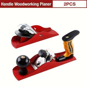 TEMU 2개 다기능 핸들 목공용 대패, 견고한 목공 테두리 정리 도구, 수동 목공 공구, DIY 프로젝트 및 목공 작업용