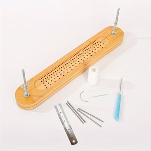 TEMU 책 제본 키트, 책 만들기 세트, 구멍 뚫는 가이드 포함, 첨자 테이프 및 소재와 함께하는 DIY 및 필사용 책 제본 재료