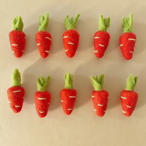 TEMU 10개 자연 오렌지 & 그린 당근 펠트 - DIY 공예, 생일 파티 장식, 교육 농장 학습용 - 무독성 울 펠트 모양, 테이블 센터피스, 교실 활동, 사계절 크래프트 프로젝트, 재봉 액세서리, 장식 당근, 내구성 있는 제작 소재