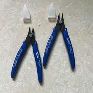 TEMU 2개입 고강도 탄소강 사선 플라이어 - 절단 모서리, 인체공학적 그립 및 레버 메커니즘, 지퍼 타이, 케이블 타이용 산업용 수동 공구, 절단용 플라이어, 견고한 구조, 내구성 있는 구조