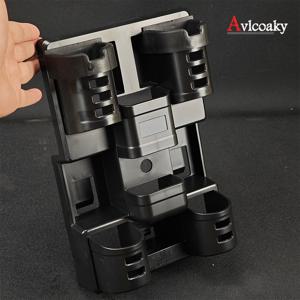 TEMU 1개 AVLCOAKY 낚시대 알람 - 튼튼한 ABS 블랙 로드 스탠드, 안전 그립, 담수 및 해수용 에르고노믹 디자인, 내구성 있는 낚시 장비 보관함, 낚시대 홀더, 야외 낚시 장비, 세련된 구조