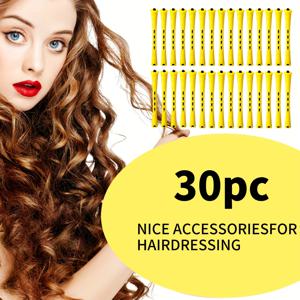 TEMU 30개 컬링 아이언 세트, 자연스러운 머리용 - 콜드 웨이브와 롤러로 탄력 있는 컬 연출 - 전문가급 홈 헤어 스타일링 도구로 살롱 퀄리티 룩 완성