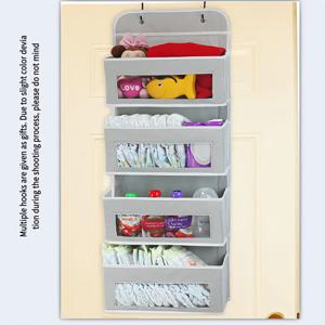 TEMU 3/4 바닥 문 매달린 보관함 정리기, 투명한 메쉬 프레임 및 다중 후크, 장난감, 책, 유치원, 옷장, 조립이 쉬운 가구, 장난감 보관함, 책 정리기, 재미있는 디자인, 튼튼한 구조