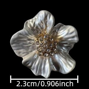 TEMU 5개, 23mm, 아름다운 의류 단추, 레트로 3D 꽃 디자인, 수제 의류 액세서리용, 창의적인 장식 단추, 빈티지 단추, 정장, 코트, 유니폼, 셔츠, 재킷, 가방 DIY 액세서리용