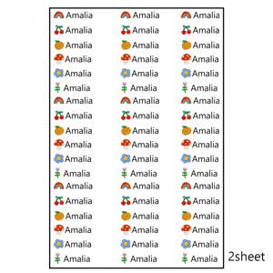 TEMU 맞춤형 PVC 이름표, 분류 스티커, 방수 개인화 스티커 - 도시락, 책, 물병, 칫솔용 다양한 색상 제공