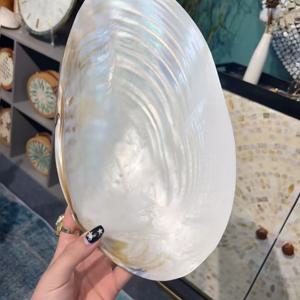 TEMU 1개 대형 진주 같은 트레이 - 우아한 주얼리 디스플레이 스탠드, 웨딩 센터피스, 홈 데코 - 광택 마감, 파티 및 이벤트용 내구성 강화 - 배터리 불필요 - 고급 테이블 장식, 현대적 디자인, 럭셔리한 마감, 장식용 그릇, 이벤트 플래너, 비음료 접촉