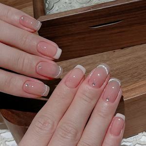 TEMU 10피스 순수 핸드메이드 스마일 글리터 캣아이 프레스온 네일, 고품질 착용 가능 네일 아트, 네일 스티커, 핸드메이드 프레스온 인조 네일, 가을-겨울 스타일, 탈부착 가능, 여성 선물용 추천|네일팁|네일스티커