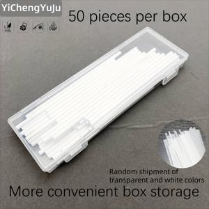 TEMU 50개 T자형 스프링 플라스틱 튜브 액세서리, 방지 얽힘 하드 튜브 퀵-커넥트 플라스틱 버클 튜브, 낚시 그룹 스트링 후크, 낚시 그룹용 교체 플라스틱 튜브, 공예용 플라스틱 빨대, 공예용 플라스틱 빨대, 공예용 빨대, 낚시 장비, 잉어 낚시, 낚시 도구 제공, 낚시 장비/도구 액세서리